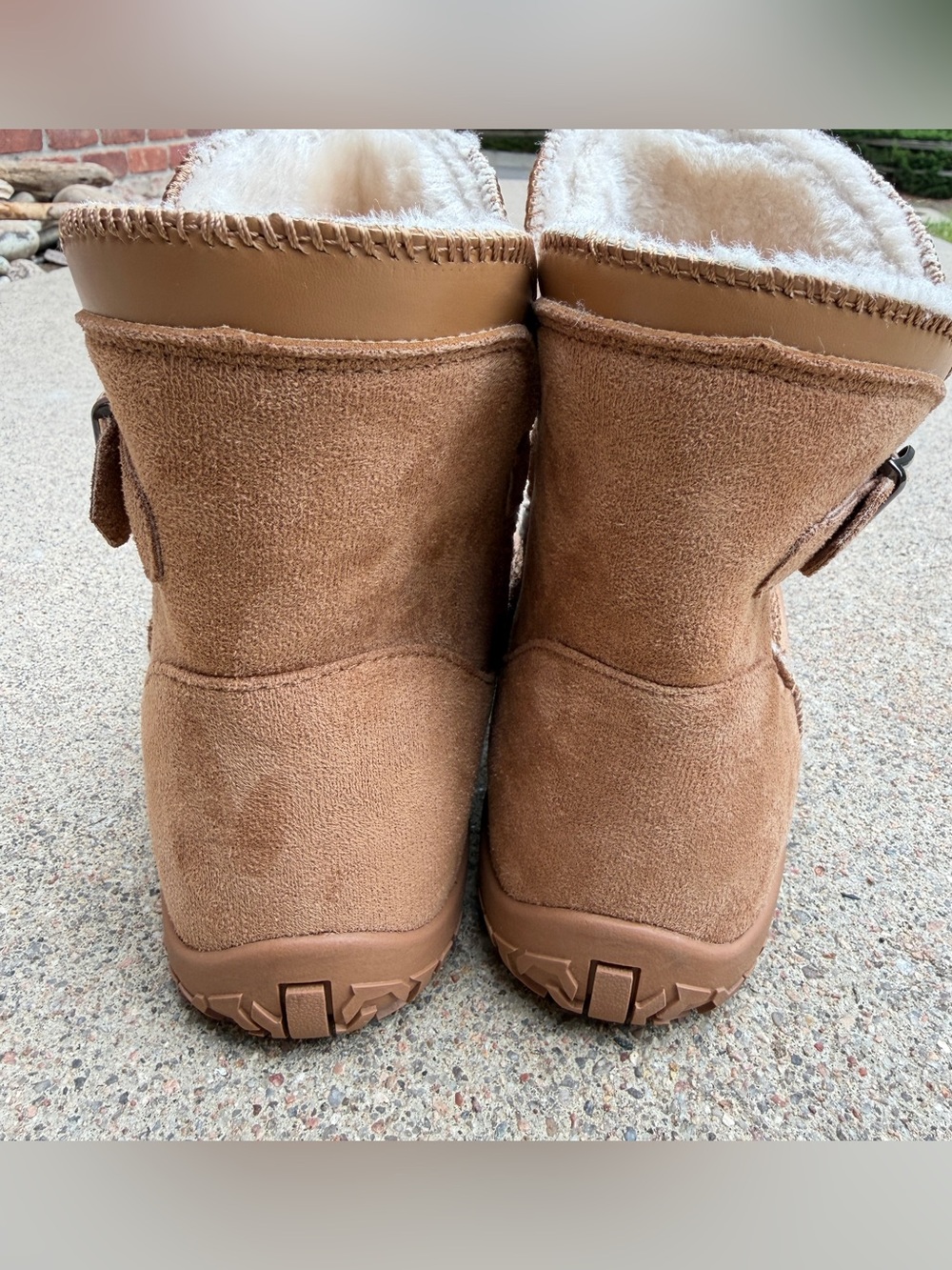 Hike Footwear Cozely Barefoot Ankle Boots Brown Faux Fur EUR 40 Fits Like W8.5 - Picture 12 of 15